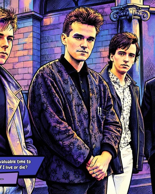 The Smiths — Comic Strip Canvas