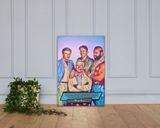 The A Team lifestyle mockup — Comic Strip Canvas