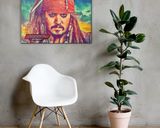 Jack Sparrow lifestyle mockup — Comic Strip Canvas