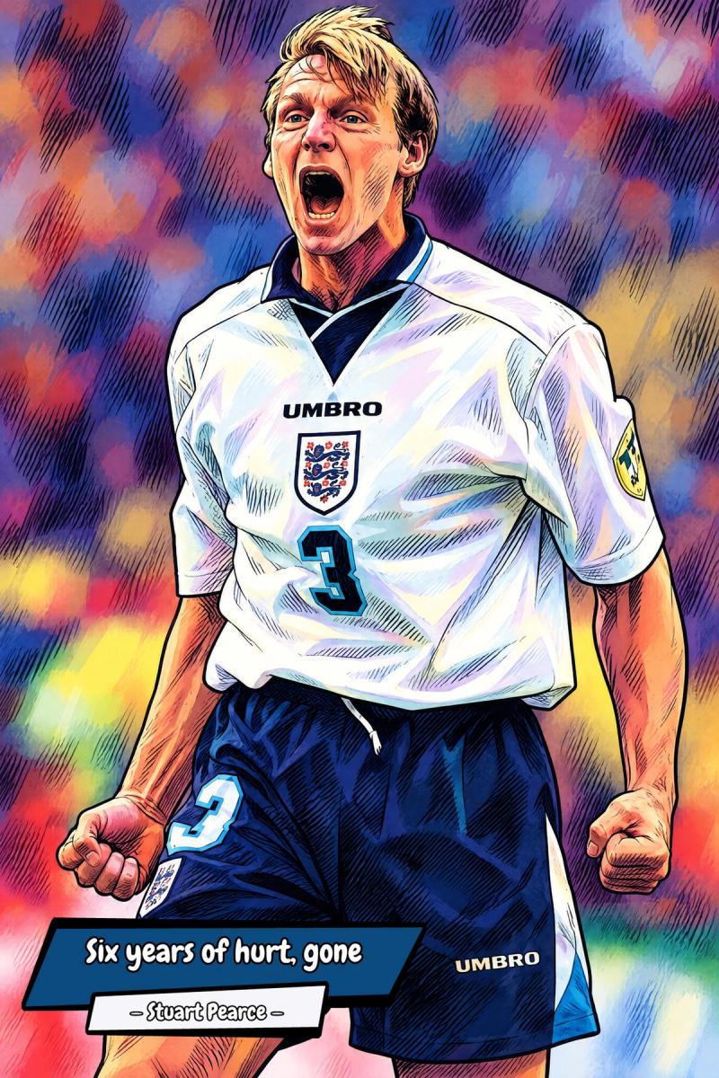 Stuart Pearce — Comic Strip Canvas