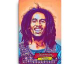 Bob Marley lifestyle mockup — Comic Strip Canvas