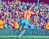 Sergio Aguero — Comic Strip Canvas