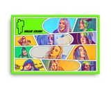 Billie Eilish lifestyle mockup — Comic Strip Canvas