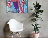 Shaun Of The Dead lifestyle mockup — Comic Strip Canvas