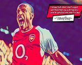 Thierry Henry — Comic Strip Canvas