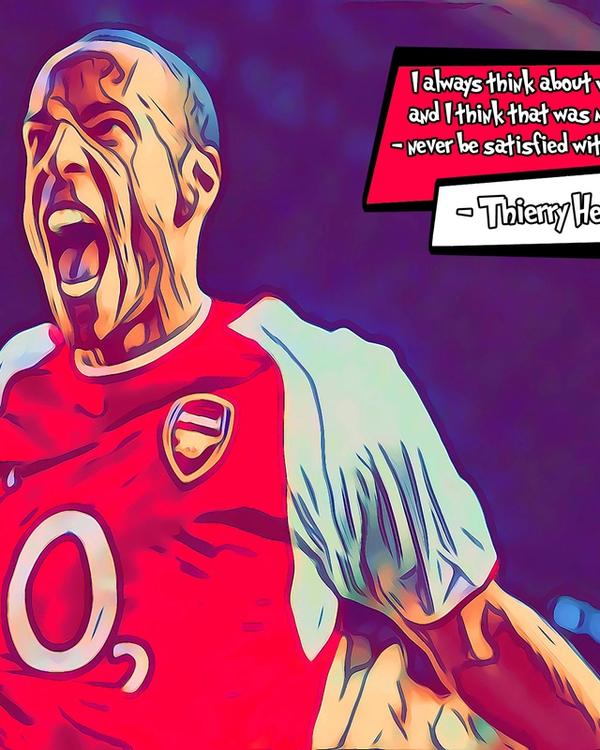 Thierry Henry — Comic Strip Canvas