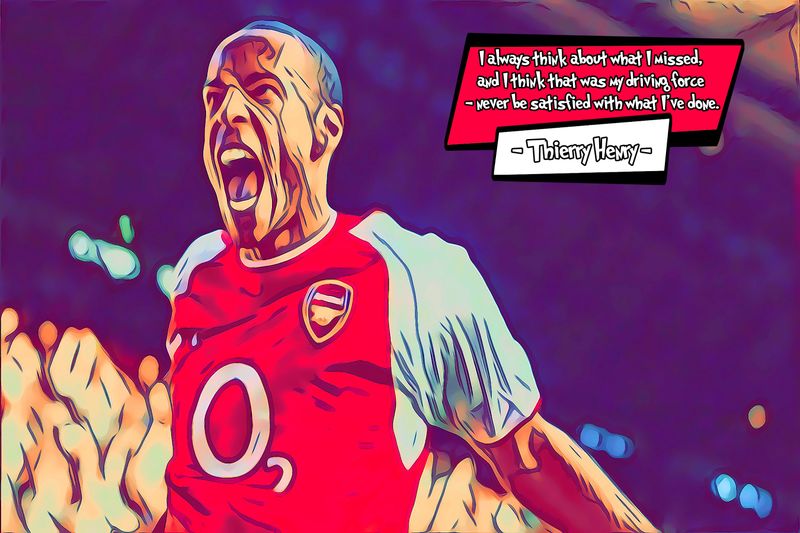 Thierry Henry — Comic Strip Canvas