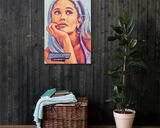 Ariana Grande lifestyle mockup — Comic Strip Canvas