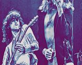 Led Zeppelin — Comic Strip Canvas