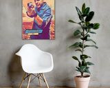 Jack Bauer lifestyle mockup — Comic Strip Canvas