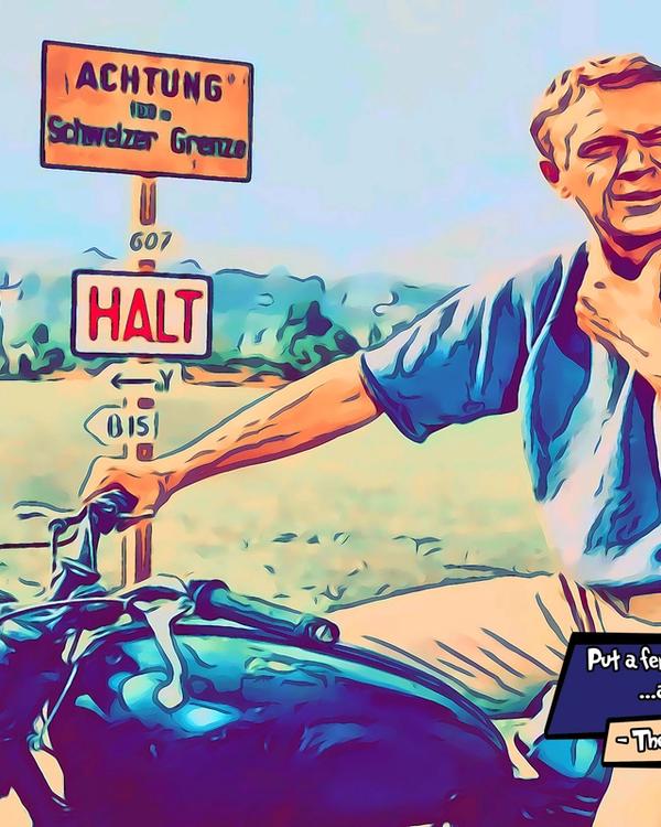 The Great Escape — Comic Strip Canvas