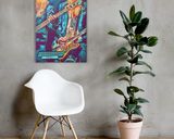 ZZ Top lifestyle mockup — Comic Strip Canvas