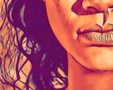 Rihanna — Comic Strip Canvas