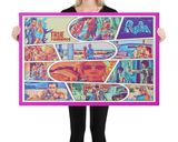 True Romance lifestyle mockup — Comic Strip Canvas