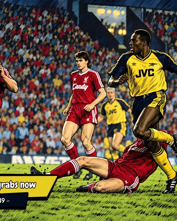 Anfield '89 — Comic Strip Canvas
