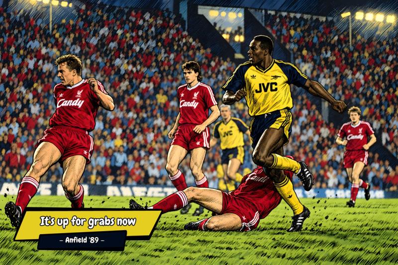 Anfield '89 — Comic Strip Canvas