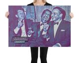 The Rat Pack lifestyle mockup — Comic Strip Canvas