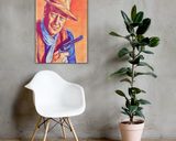 John Wayne lifestyle mockup — Comic Strip Canvas