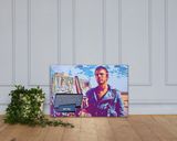 Mad Max lifestyle mockup — Comic Strip Canvas