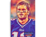 Tom Brady lifestyle mockup — Comic Strip Canvas