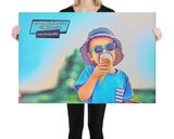 Personalised Comic Icons lifestyle mockup — Comic Strip Canvas