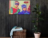 Only Fools & Horses lifestyle mockup — Comic Strip Canvas