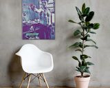 Travis Bickle lifestyle mockup — Comic Strip Canvas