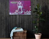 Ali vs Liston lifestyle mockup — Comic Strip Canvas