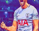 Harry Kane — Comic Strip Canvas