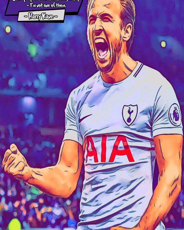 Harry Kane — Comic Strip Canvas