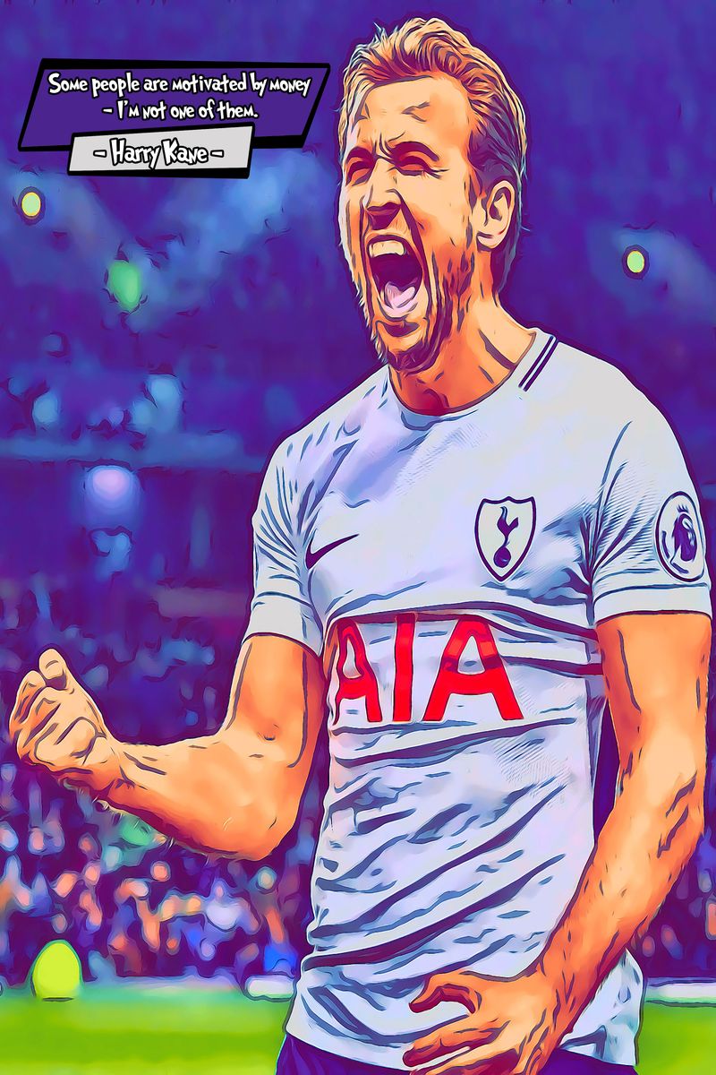 Harry Kane — Comic Strip Canvas
