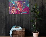 Tyler Durden lifestyle mockup — Comic Strip Canvas