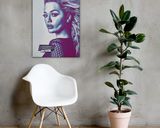 Rita Ora lifestyle mockup — Comic Strip Canvas