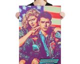 Top Gun lifestyle mockup — Comic Strip Canvas