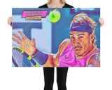 Rafael Nadal lifestyle mockup — Comic Strip Canvas