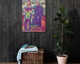 Jay & Silent Bob lifestyle mockup — Comic Strip Canvas