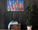 The Wizard of Oz lifestyle mockup — Comic Strip Canvas