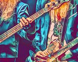 ZZ Top — Comic Strip Canvas