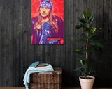 Axl Rose lifestyle mockup — Comic Strip Canvas