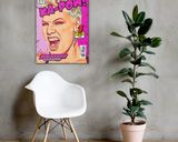 Pink lifestyle mockup — Comic Strip Canvas