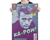 James Dean lifestyle mockup — Comic Strip Canvas