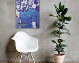 The Arctic Monkeys lifestyle mockup — Comic Strip Canvas