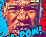 Anthony Joshua — Comic Strip Canvas