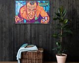 Die Hard lifestyle mockup — Comic Strip Canvas