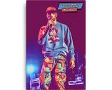 Travis Scott lifestyle mockup — Comic Strip Canvas