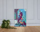 Leon lifestyle mockup — Comic Strip Canvas