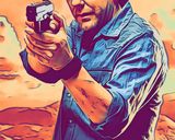 Jack Bauer — Comic Strip Canvas