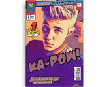 Justin Bieber lifestyle mockup — Comic Strip Canvas