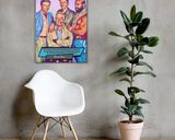 The A Team lifestyle mockup — Comic Strip Canvas