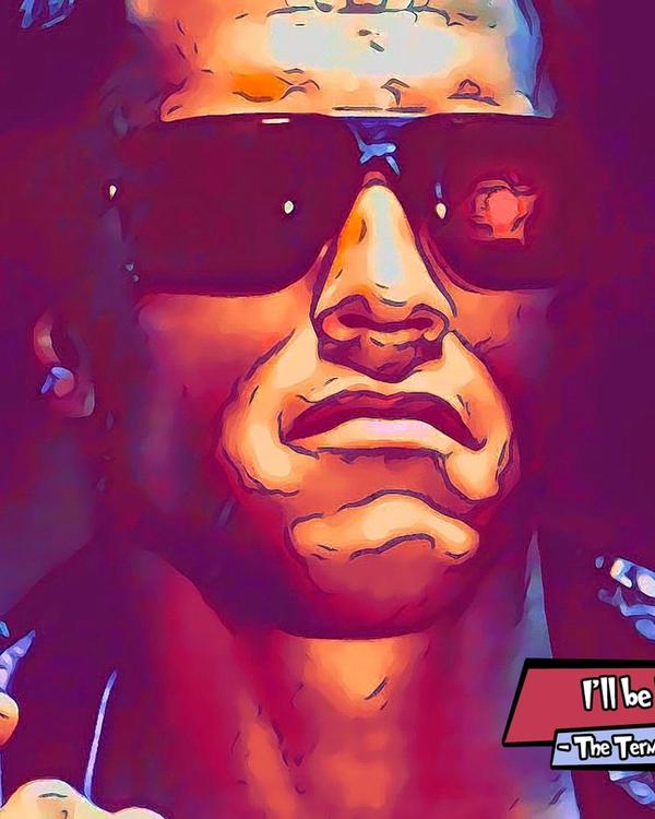 The Terminator — Comic Strip Canvas